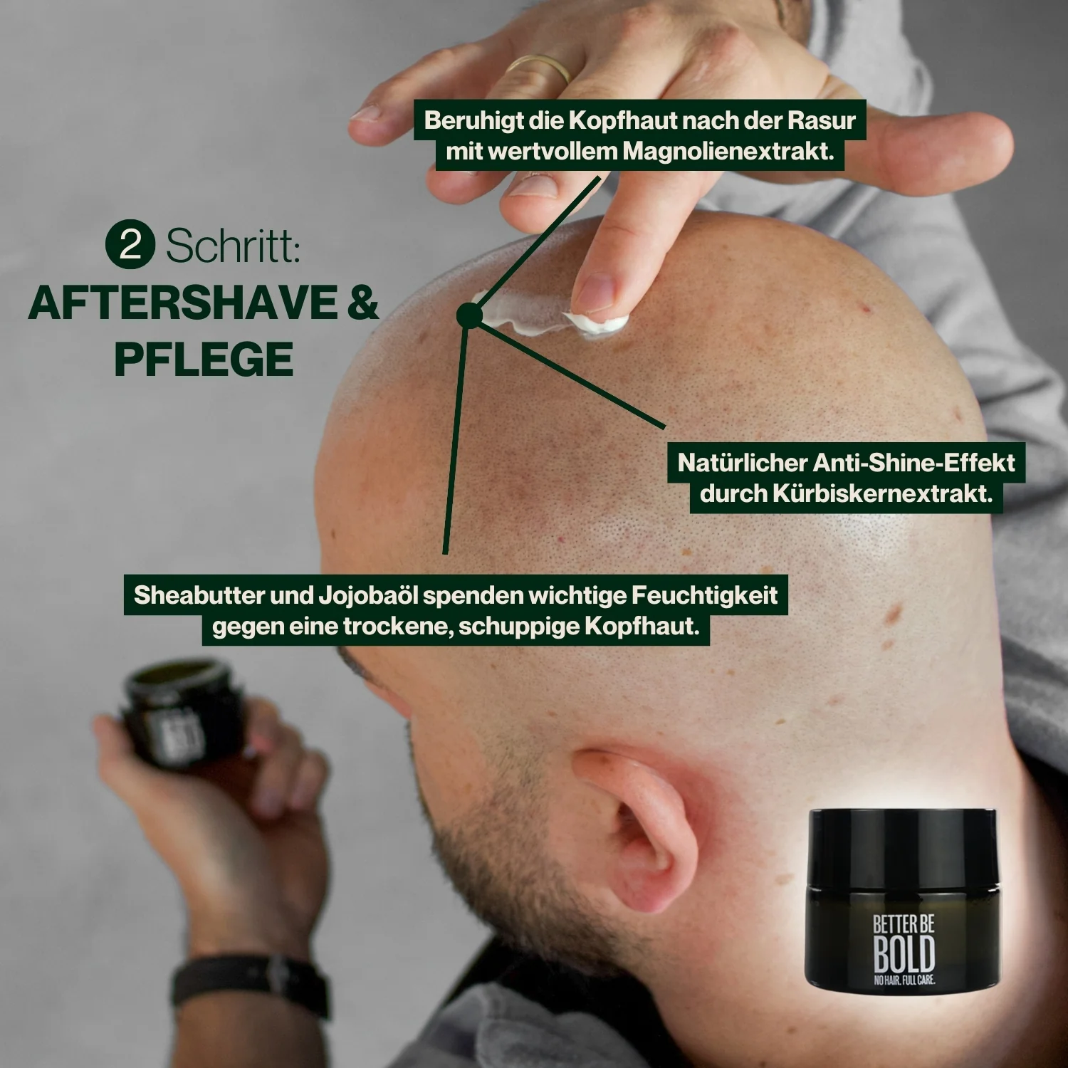 NO HAIR. FULL CARE. BALD CREAM. - Image 4